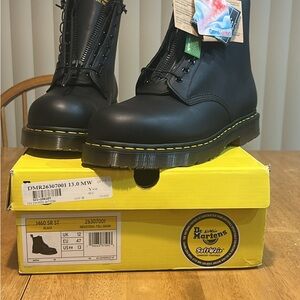 Dr. Martens Black Industrial Boots